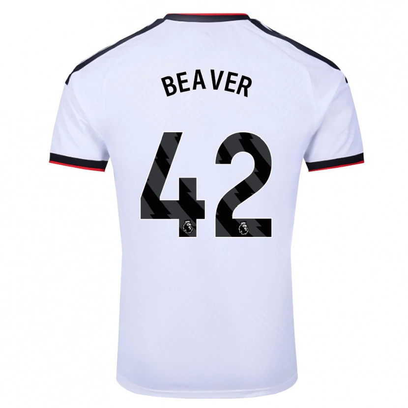 Danxen Dzieci Cat Beaver #42 Biały Czarny Czerwony Domowa Koszulka 2026/27 Koszulki Klubowe