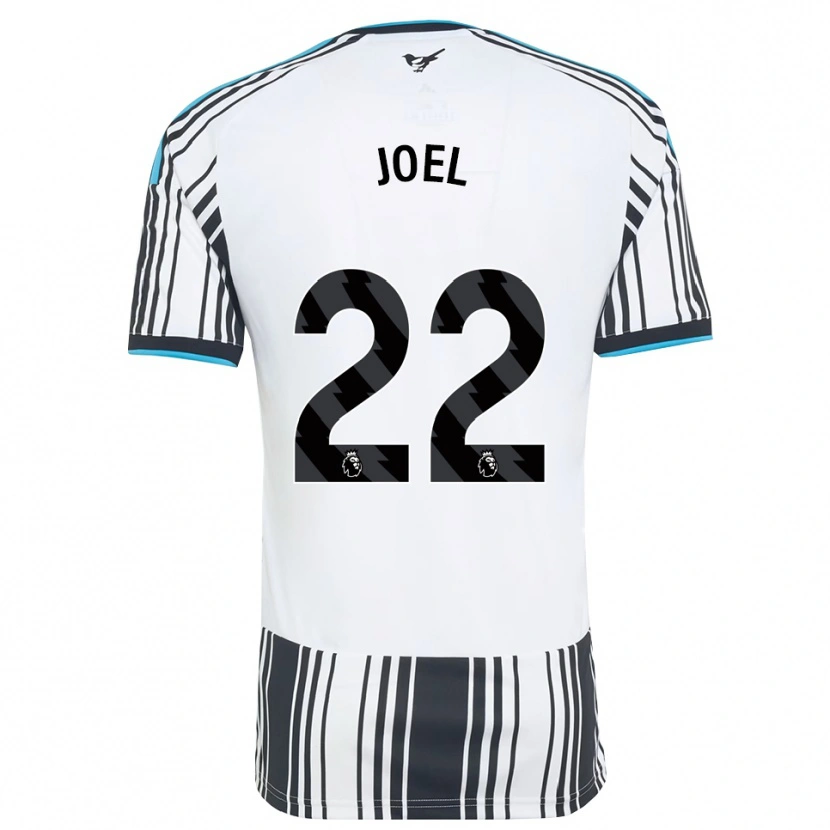 Danxen Dzieci Lois Joel #22 Błękitny Czarny Biały Domowa Koszulka 2026/27 Koszulki Klubowe