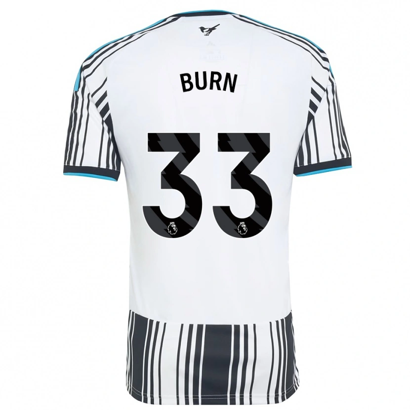 Danxen Dzieci Dan Burn #33 Błękitny Czarny Biały Domowa Koszulka 2026/27 Koszulki Klubowe