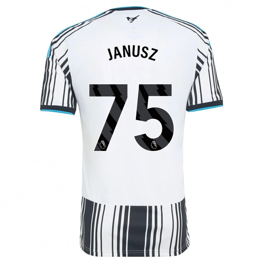 Danxen Dzieci Adrian Janusz #75 Błękitny Czarny Biały Domowa Koszulka 2026/27 Koszulki Klubowe