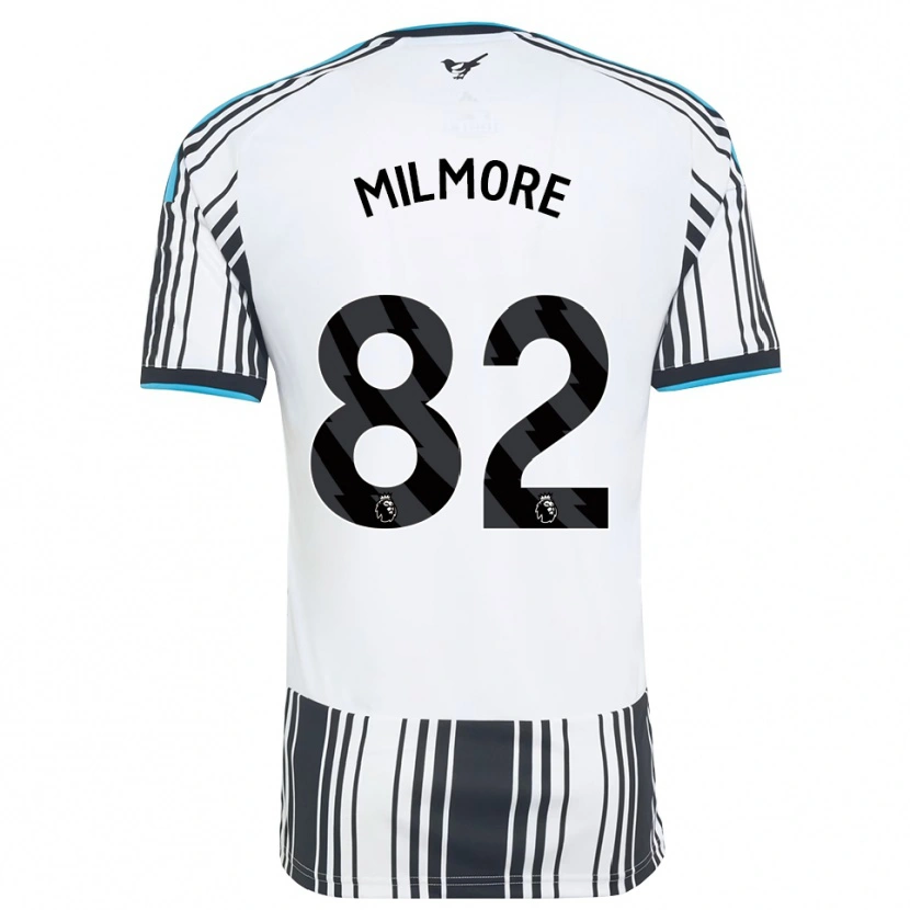 Danxen Dzieci Carter Milmore #82 Błękitny Czarny Biały Domowa Koszulka 2026/27 Koszulki Klubowe