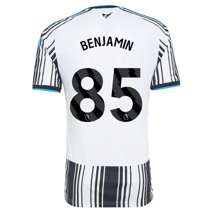 Danxen Dzieci Theo Benjamin #85 Błękitny Czarny Biały Domowa Koszulka 2026/27 Koszulki Klubowe