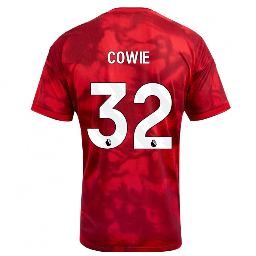 Danxen Dzieci Abi Cowie #32 Karmazynowy Biały Domowa Koszulka 2026/27 Koszulki Klubowe