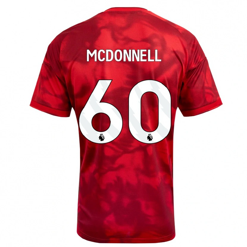 Danxen Dzieci Grady Mcdonnell #60 Karmazynowy Biały Domowa Koszulka 2026/27 Koszulki Klubowe