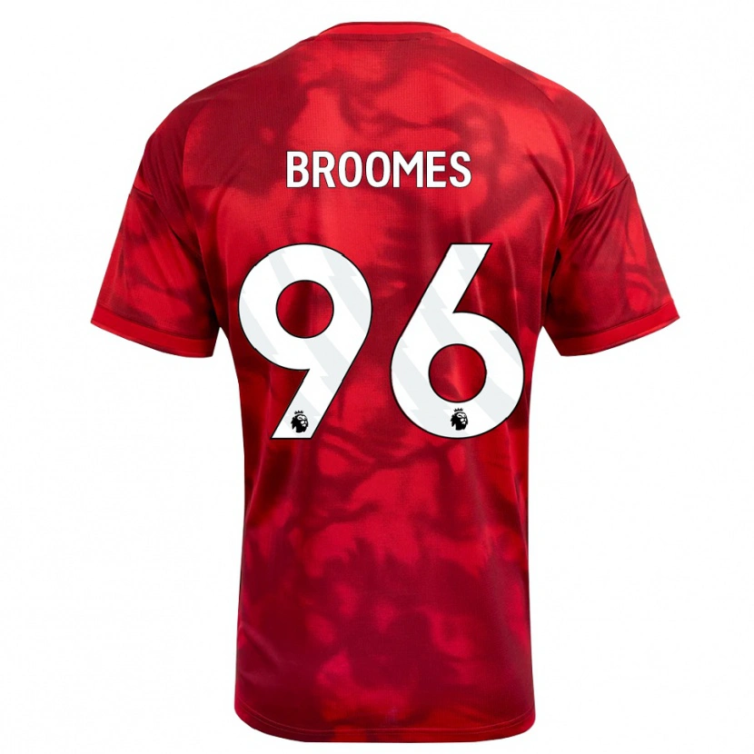 Danxen Dzieci Ethan Broomes #96 Karmazynowy Biały Domowa Koszulka 2026/27 Koszulki Klubowe
