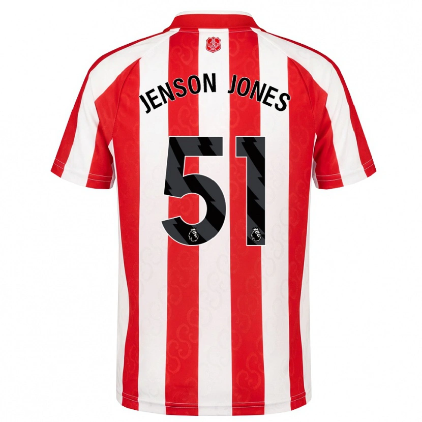 Danxen Dzieci Jenson Jones #51 Czerwony Biały Czarny Domowa Koszulka 2026/27 Koszulki Klubowe