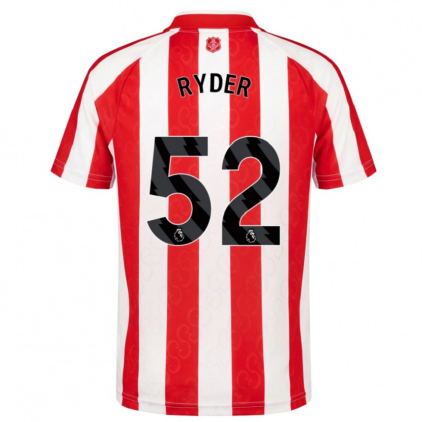 Danxen Dzieci Joe Ryder #52 Czerwony Biały Czarny Domowa Koszulka 2026/27 Koszulki Klubowe