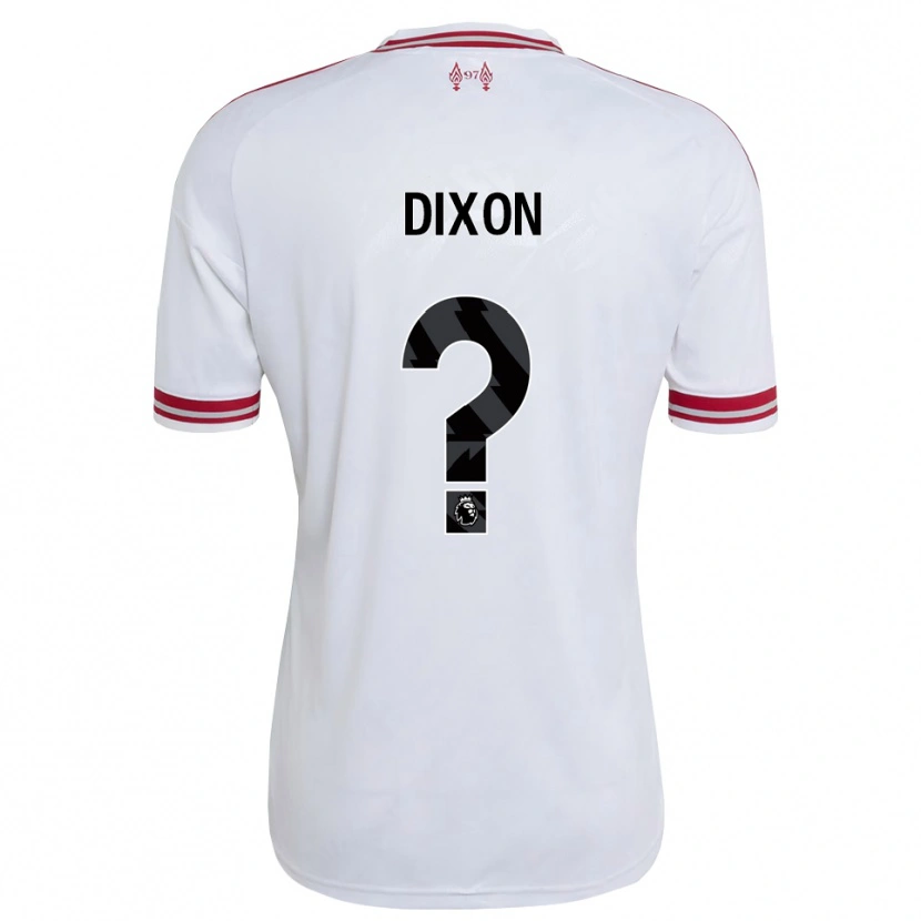 Danxen Dzieci Joseph Dixon #0 Czerwony Biały Wyjazdowa Koszulka 2026/27 Koszulki Klubowe