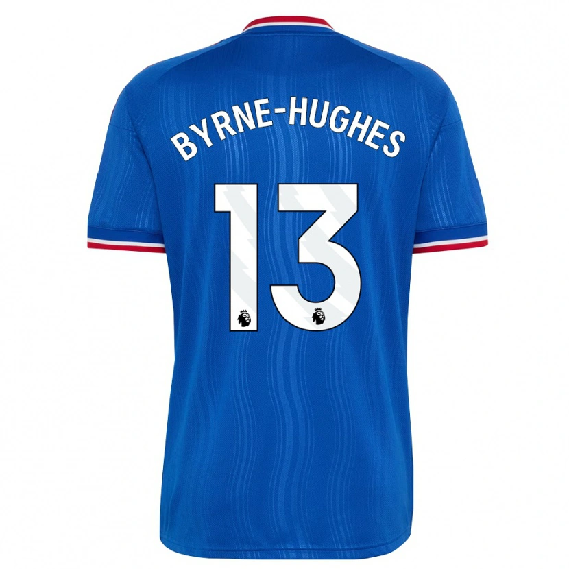Danxen Dzieci Cameron Byrne-Hughes #13 Niebieski Biały Czerwony Wyjazdowa Koszulka 2026/27 Koszulki Klubowe
