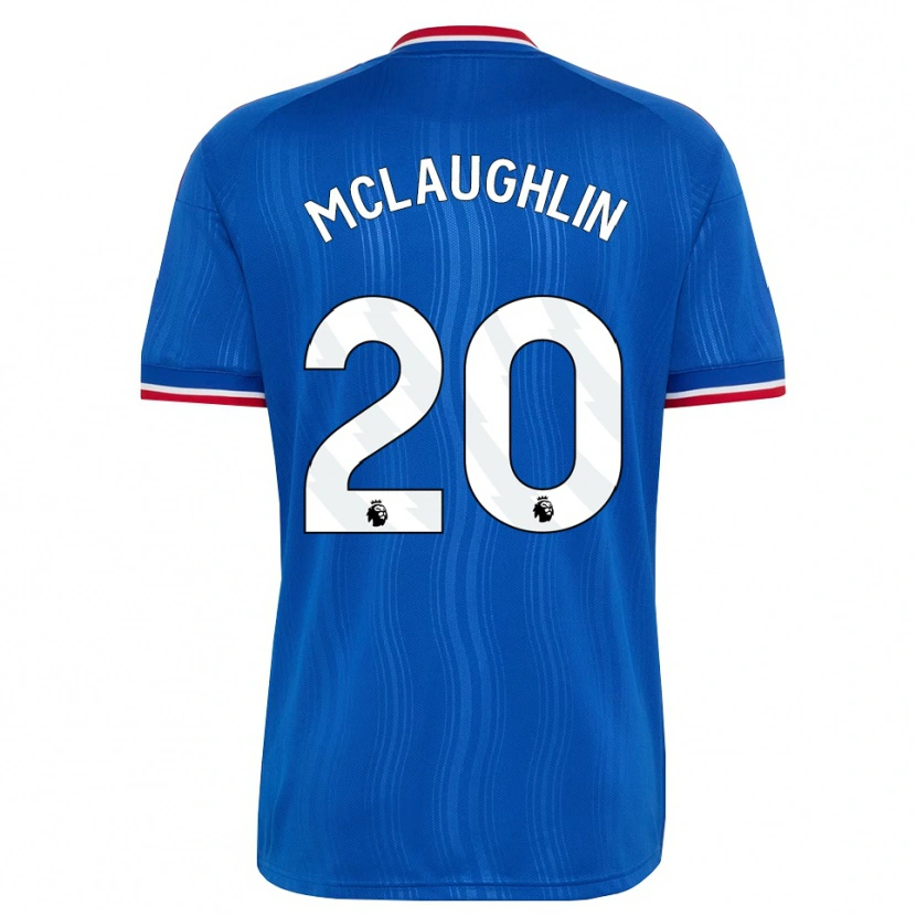 Danxen Dzieci Harlem Mclaughlin #20 Niebieski Biały Czerwony Wyjazdowa Koszulka 2026/27 Koszulki Klubowe