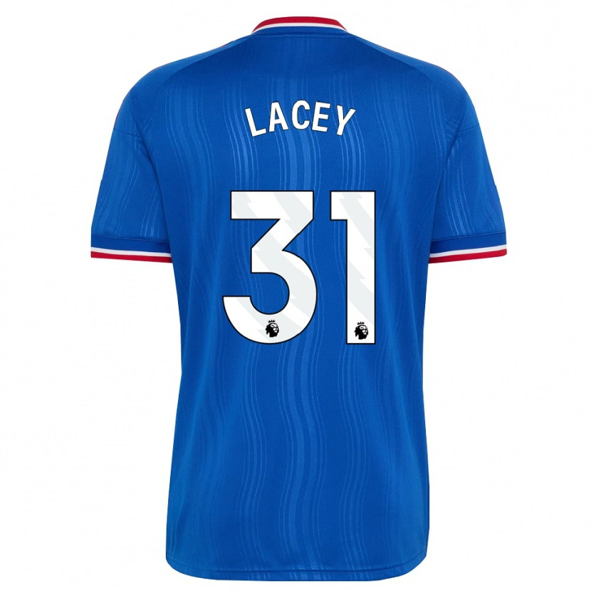 Danxen Dzieci Shea Lacey #31 Niebieski Biały Czerwony Wyjazdowa Koszulka 2026/27 Koszulki Klubowe