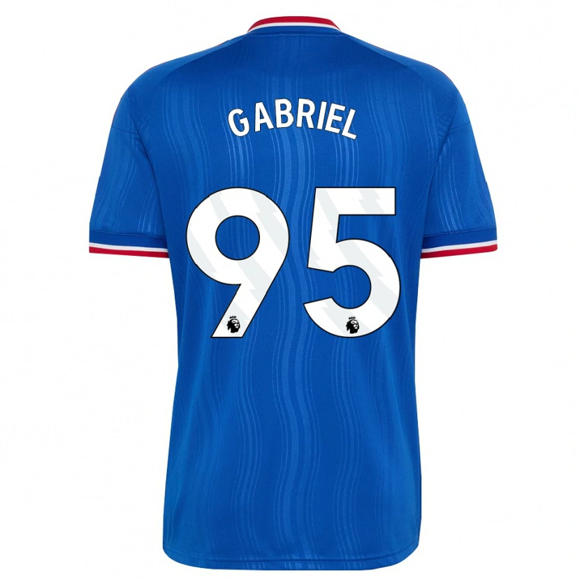 Danxen Dzieci Jj Gabriel #95 Niebieski Biały Czerwony Wyjazdowa Koszulka 2026/27 Koszulki Klubowe