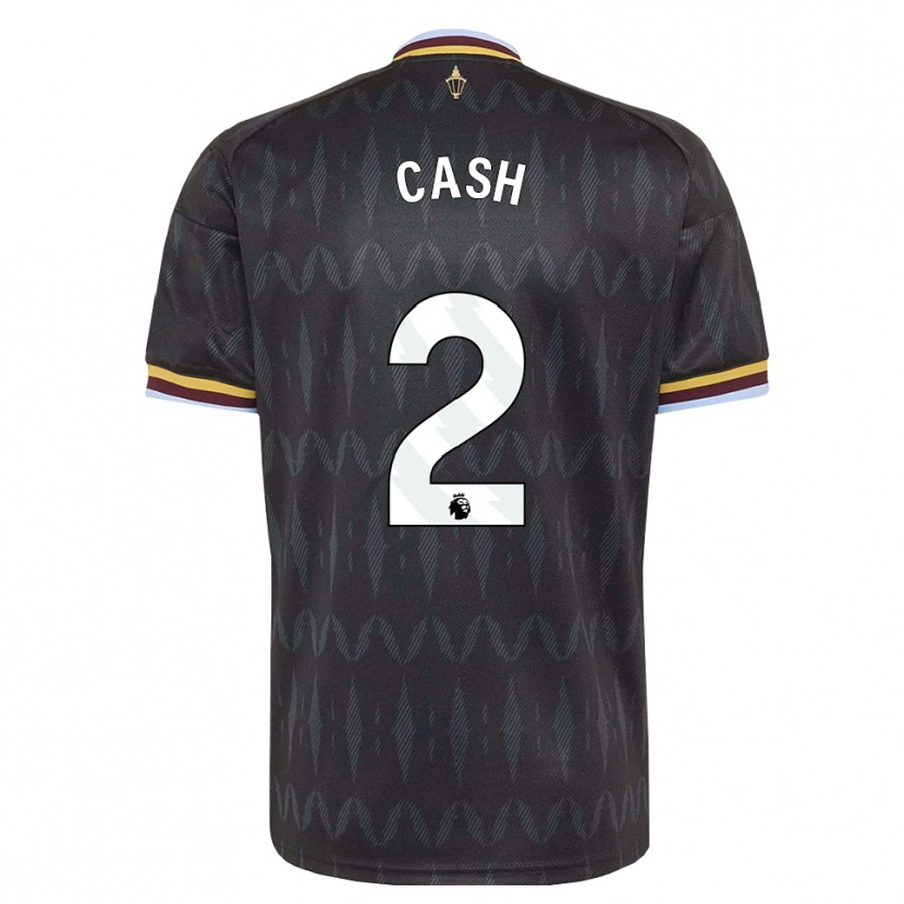 Danxen Dzieci Matty Cash #2 Niebieski Chaber Czarny Żółty Wyjazdowa Koszulka 2026/27 Koszulki Klubowe