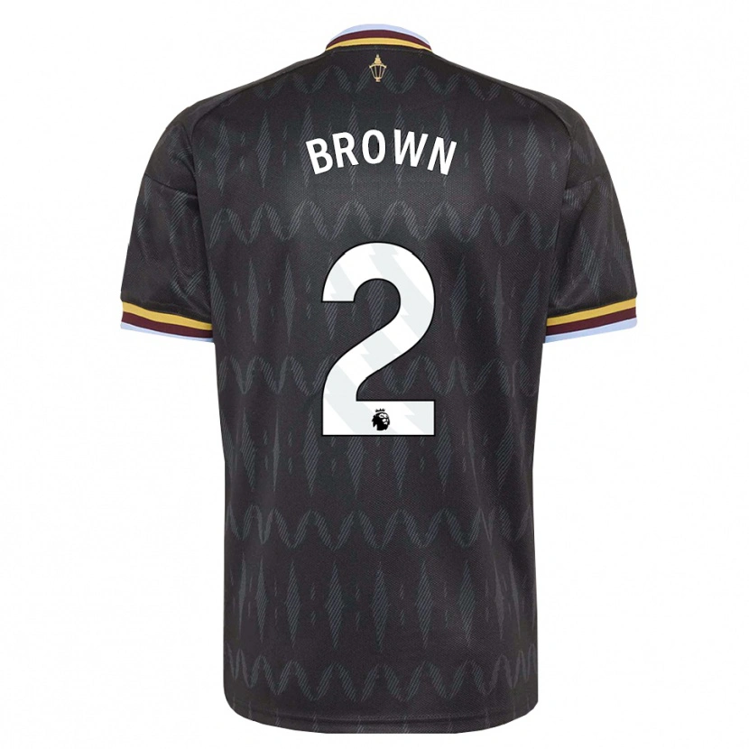Danxen Dzieci Alvin Brown #2 Niebieski Chaber Czarny Żółty Wyjazdowa Koszulka 2026/27 Koszulki Klubowe