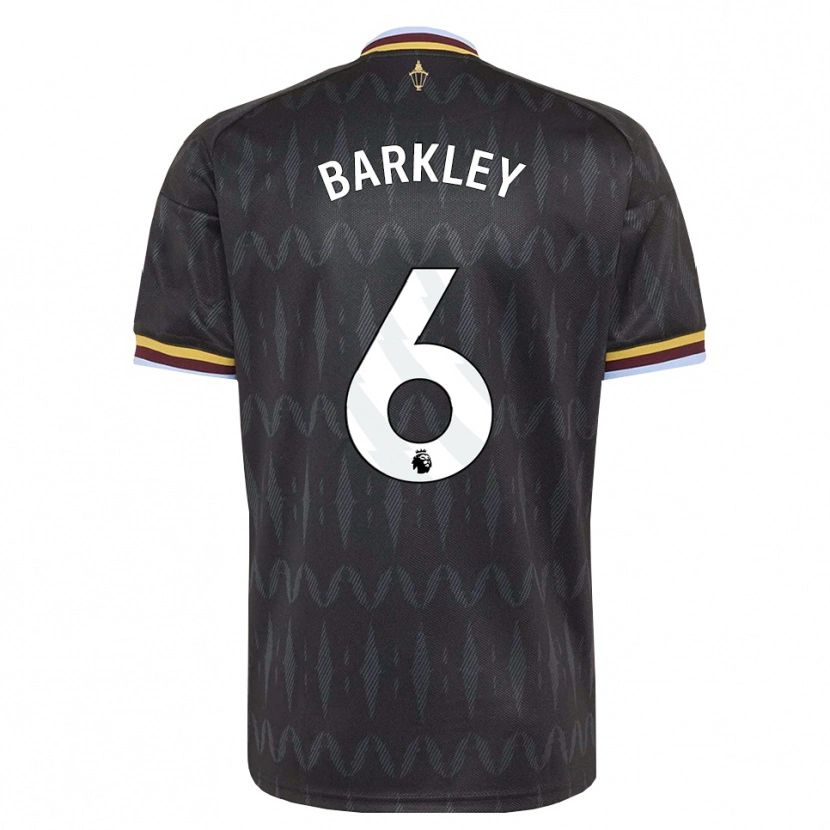Danxen Dzieci Ross Barkley #6 Niebieski Chaber Czarny Żółty Wyjazdowa Koszulka 2026/27 Koszulki Klubowe