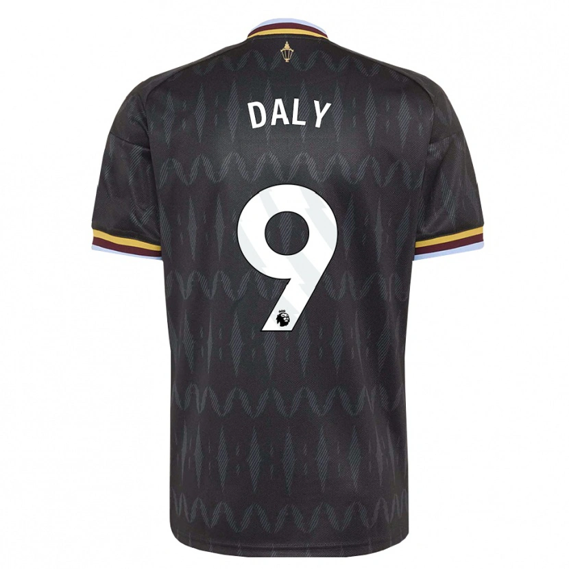 Danxen Dzieci Rachel Daly #9 Niebieski Chaber Czarny Żółty Wyjazdowa Koszulka 2026/27 Koszulki Klubowe