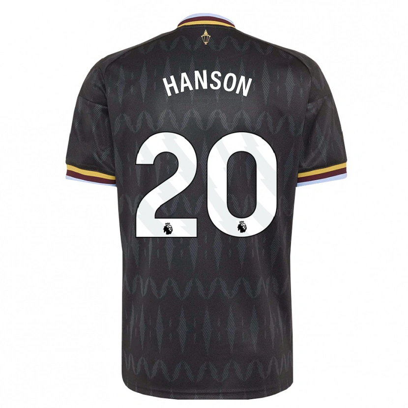 Danxen Dzieci Kirsty Hanson #20 Niebieski Chaber Czarny Żółty Wyjazdowa Koszulka 2026/27 Koszulki Klubowe