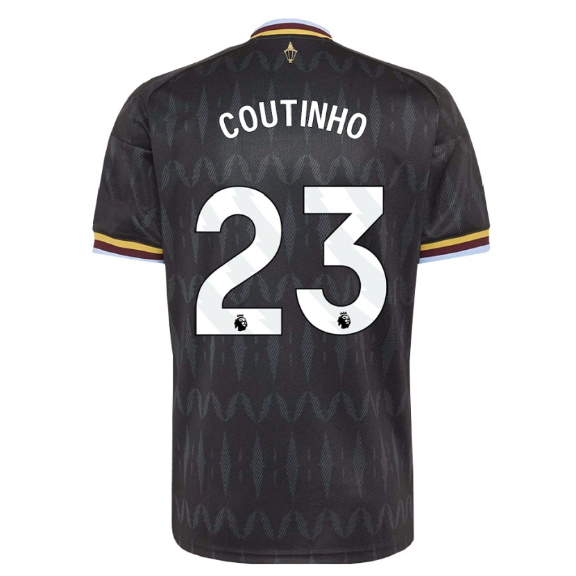 Danxen Dzieci Philippe Coutinho #23 Niebieski Chaber Czarny Żółty Wyjazdowa Koszulka 2026/27 Koszulki Klubowe