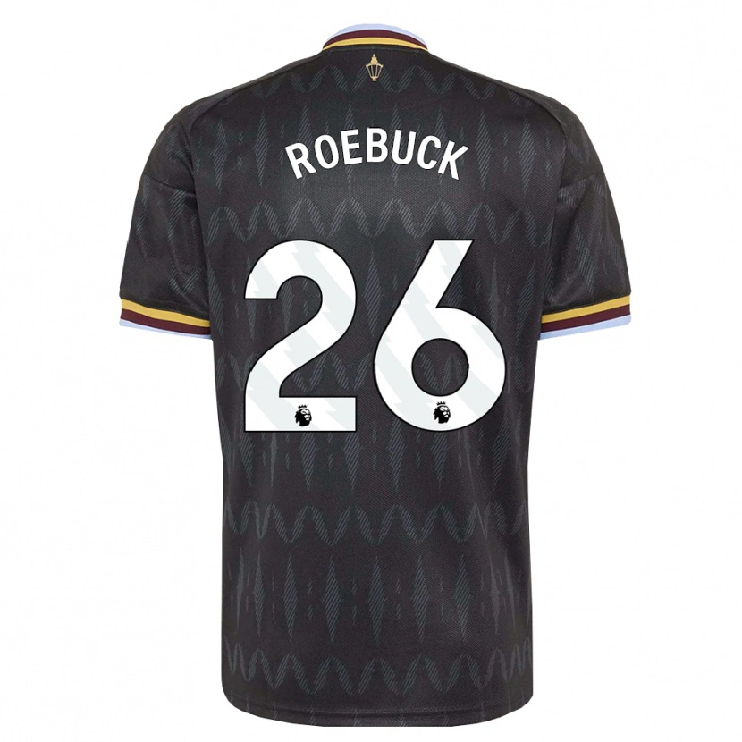 Danxen Dzieci Ellie Roebuck #26 Niebieski Chaber Czarny Żółty Wyjazdowa Koszulka 2026/27 Koszulki Klubowe