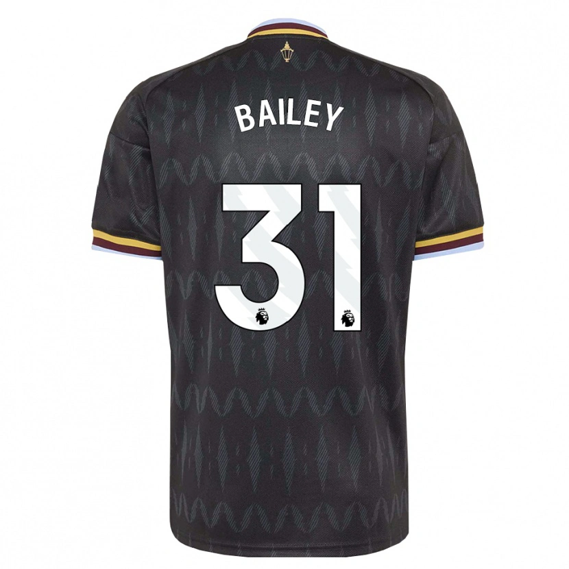 Danxen Dzieci Leon Bailey #31 Niebieski Chaber Czarny Żółty Wyjazdowa Koszulka 2026/27 Koszulki Klubowe