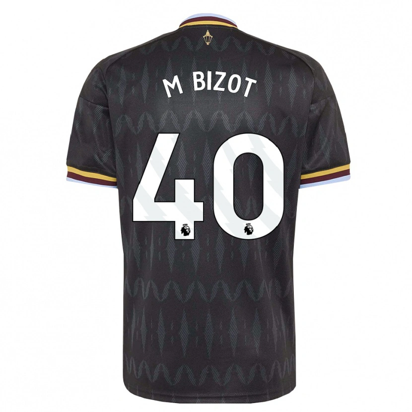 Danxen Dzieci Marco Bizot #40 Niebieski Chaber Czarny Żółty Wyjazdowa Koszulka 2026/27 Koszulki Klubowe
