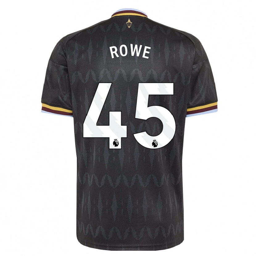 Danxen Dzieci Triston Rowe #45 Niebieski Chaber Czarny Żółty Wyjazdowa Koszulka 2026/27 Koszulki Klubowe