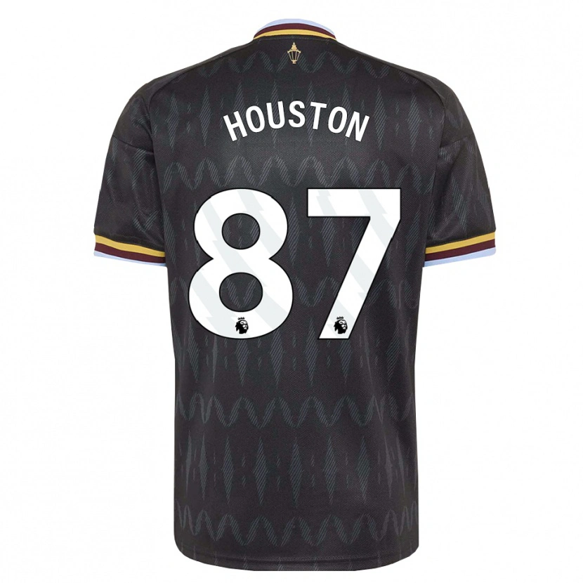 Danxen Dzieci Theo Houston #87 Niebieski Chaber Czarny Żółty Wyjazdowa Koszulka 2026/27 Koszulki Klubowe