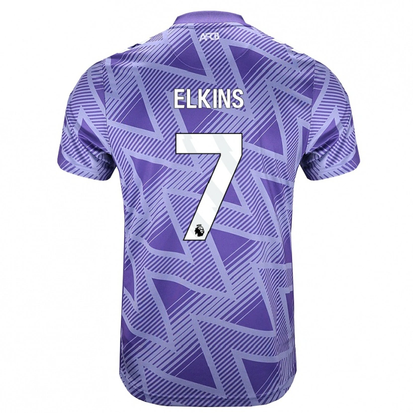 Danxen Dzieci Elle Elkins #7 Bladożółty Biały Wyjazdowa Koszulka 2026/27 Koszulki Klubowe