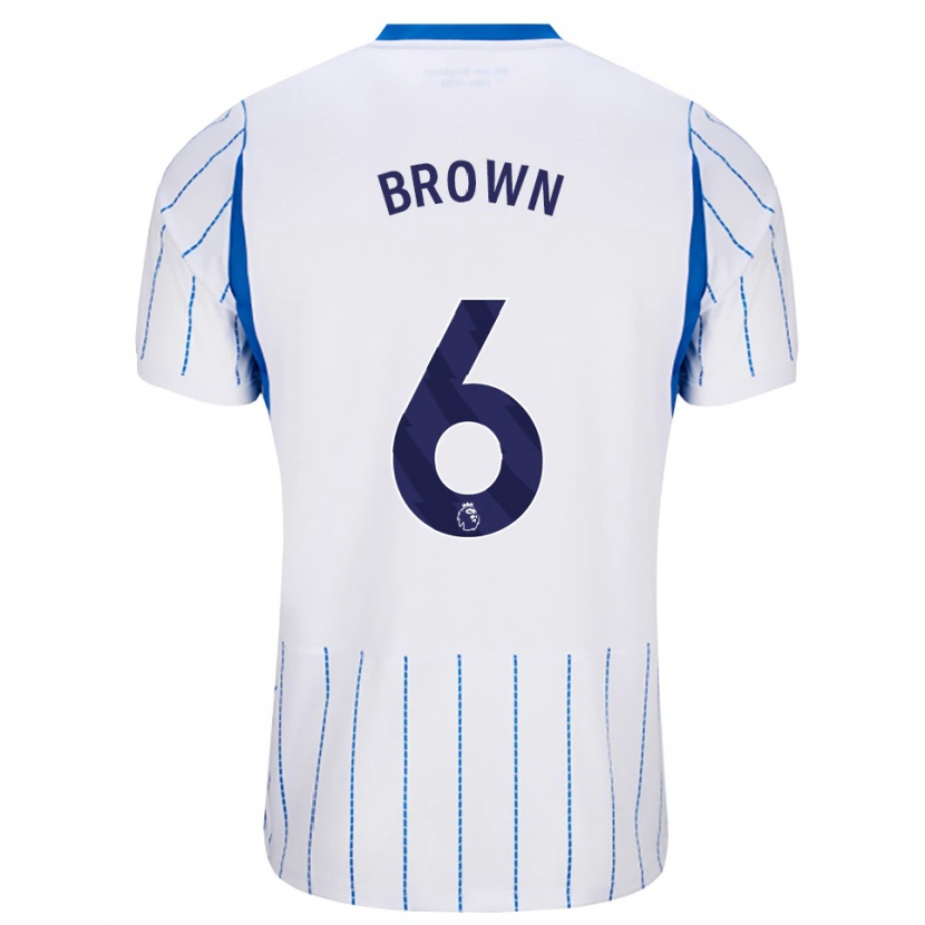 Danxen Dzieci Harrison Brown #6 Niebieski Chaber Biały Wyjazdowa Koszulka 2026/27 Koszulki Klubowe