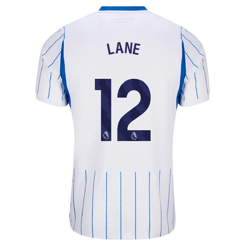 Danxen Dzieci Darius Lane #12 Niebieski Chaber Biały Wyjazdowa Koszulka 2026/27 Koszulki Klubowe