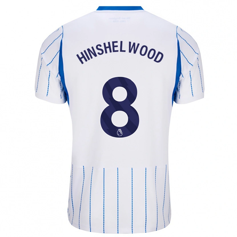 Danxen Dzieci Jack Hinshelwood #8 Niebieski Chaber Biały Wyjazdowa Koszulka 2026/27 Koszulki Klubowe