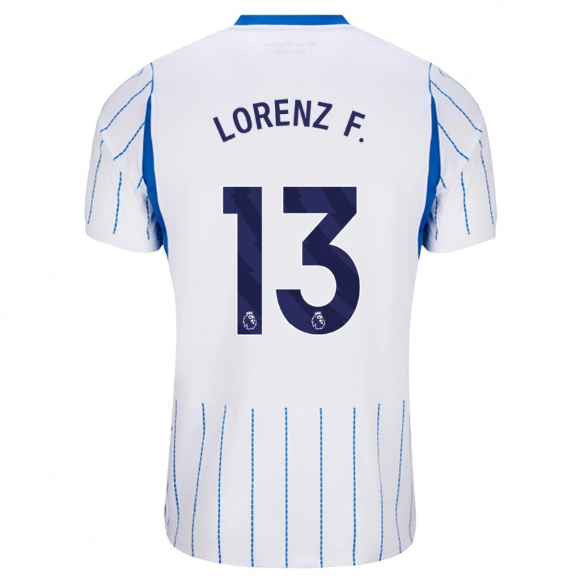 Danxen Dzieci Lorenz Ferdinand #13 Niebieski Chaber Biały Wyjazdowa Koszulka 2026/27 Koszulki Klubowe