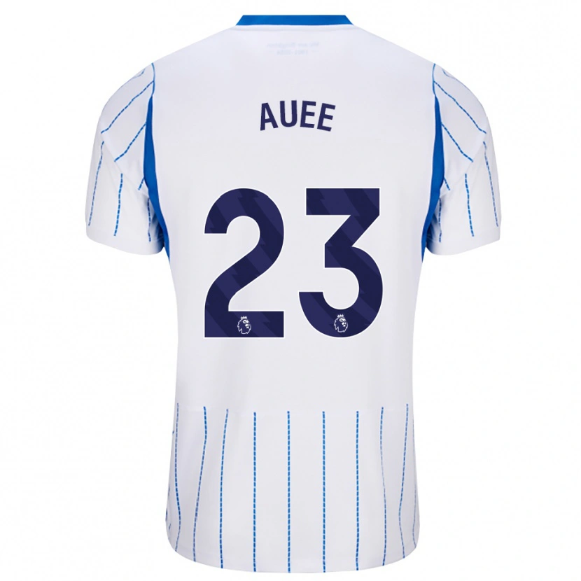 Danxen Dzieci Marit Auée #23 Niebieski Chaber Biały Wyjazdowa Koszulka 2026/27 Koszulki Klubowe