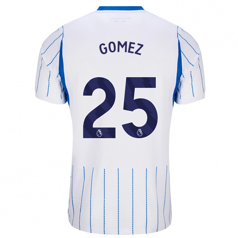 Danxen Dzieci Diego Gómez #25 Niebieski Chaber Biały Wyjazdowa Koszulka 2026/27 Koszulki Klubowe