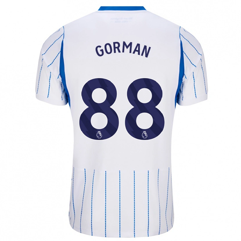 Danxen Dzieci Ronnie Gorman #88 Niebieski Chaber Biały Wyjazdowa Koszulka 2026/27 Koszulki Klubowe