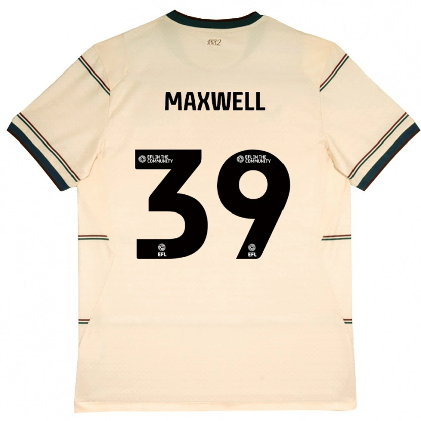 Danxen Dzieci Danielle Maxwell #39 Beżowy Bordowy Wyjazdowa Koszulka 2026/27 Koszulki Klubowe
