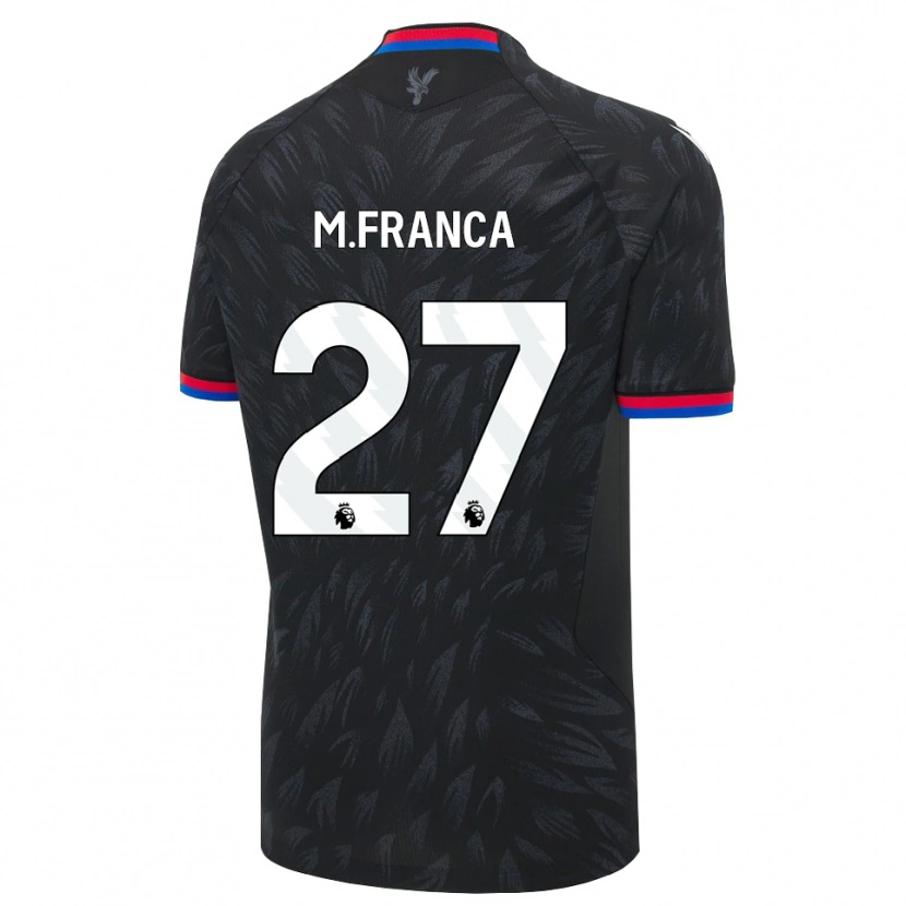 Danxen Dzieci Matheus França #27 Czarny Niebieski Czerwony Wyjazdowa Koszulka 2026/27 Koszulki Klubowe