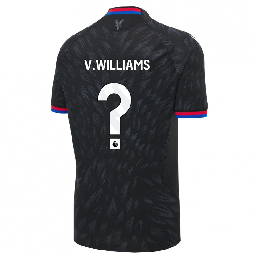 Danxen Dzieci Vonnte Williams #0 Czarny Niebieski Czerwony Wyjazdowa Koszulka 2026/27 Koszulki Klubowe