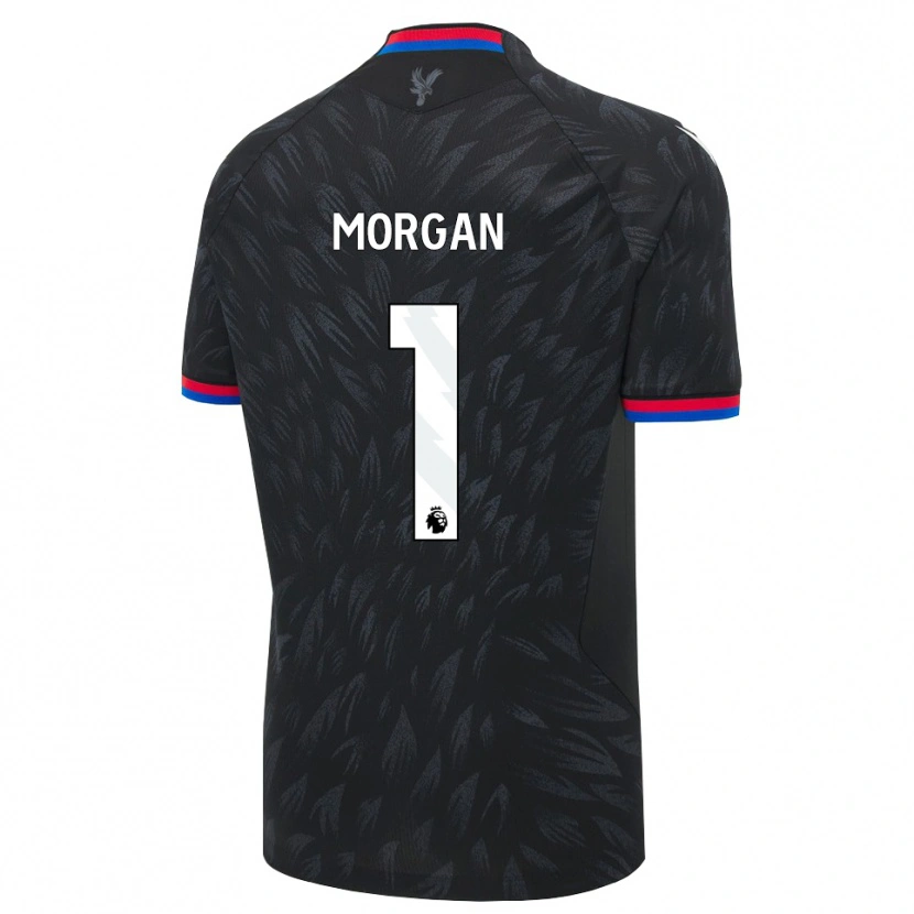 Danxen Dzieci Chloe Morgan #1 Czarny Niebieski Czerwony Wyjazdowa Koszulka 2026/27 Koszulki Klubowe