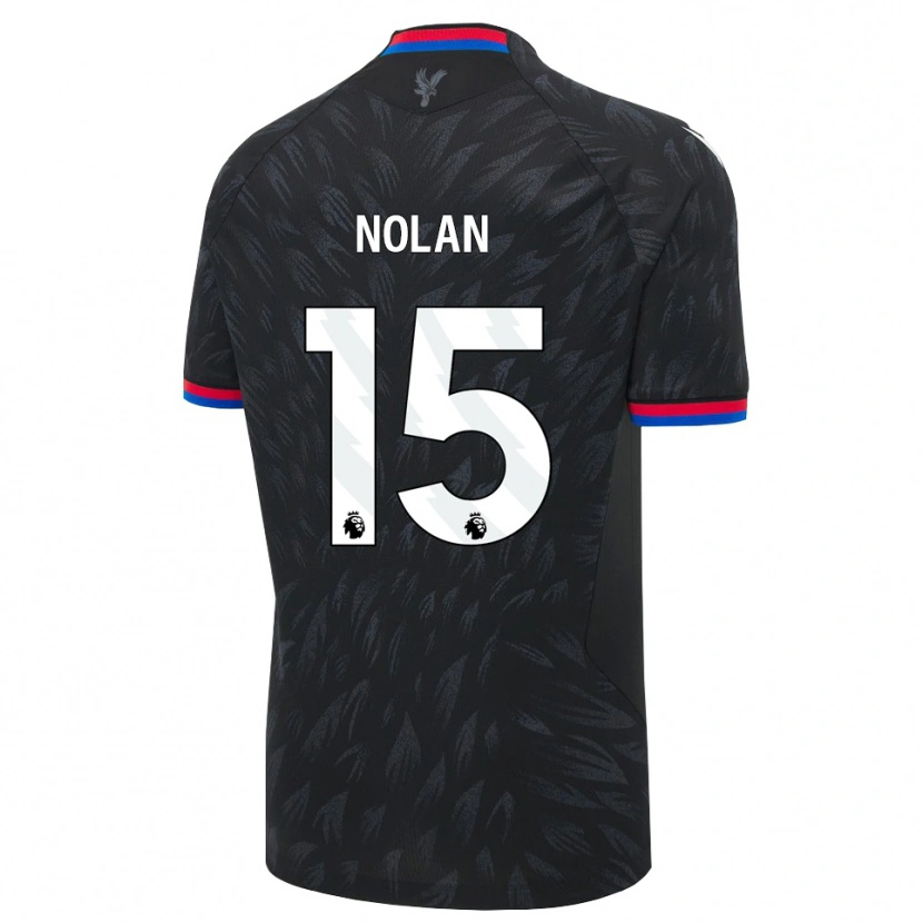 Danxen Dzieci Hayley Nolan #15 Czarny Niebieski Czerwony Wyjazdowa Koszulka 2026/27 Koszulki Klubowe
