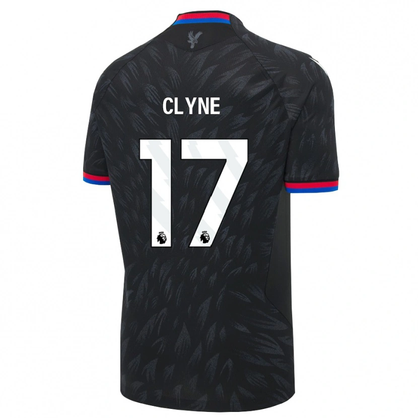 Danxen Dzieci Nathaniel Clyne #17 Czarny Niebieski Czerwony Wyjazdowa Koszulka 2026/27 Koszulki Klubowe