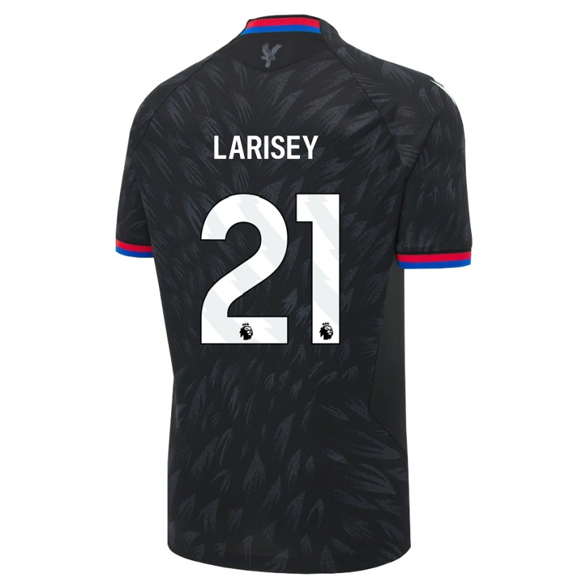 Danxen Dzieci Clarissa Larisey #21 Czarny Niebieski Czerwony Wyjazdowa Koszulka 2026/27 Koszulki Klubowe