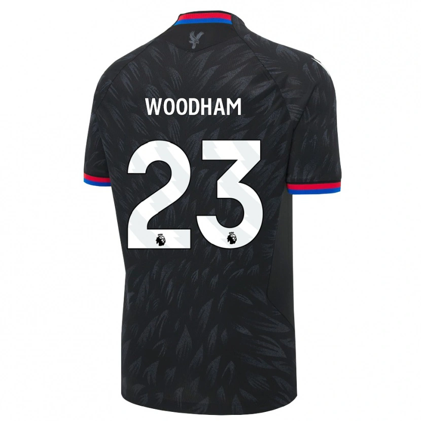 Danxen Dzieci Lily Woodham #23 Czarny Niebieski Czerwony Wyjazdowa Koszulka 2026/27 Koszulki Klubowe