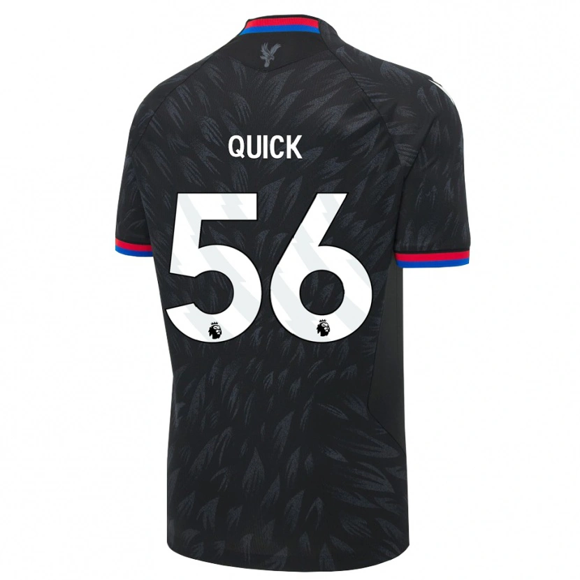 Danxen Dzieci Daniel Quick #56 Czarny Niebieski Czerwony Wyjazdowa Koszulka 2026/27 Koszulki Klubowe