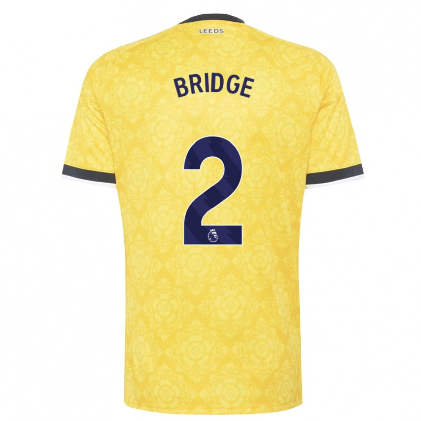 Danxen Dzieci Isaac Bridge #2 Żółty Biały Czarny Wyjazdowa Koszulka 2026/27 Koszulki Klubowe