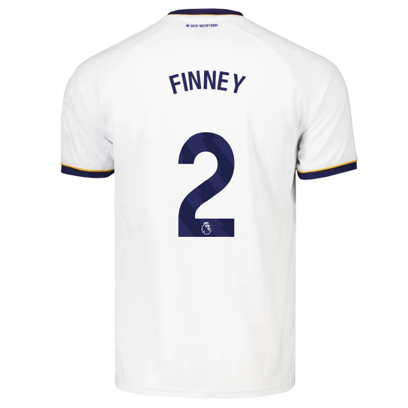 Danxen Dzieci George Finney #2 Północnoniebieski Biały Żółty Wyjazdowa Koszulka 2026/27 Koszulki Klubowe