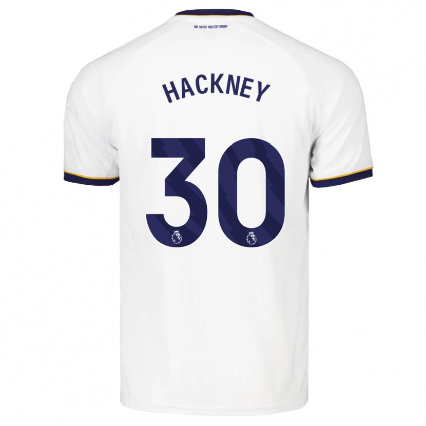 Danxen Dzieci Hayden Hackney #30 Północnoniebieski Biały Żółty Wyjazdowa Koszulka 2026/27 Koszulki Klubowe