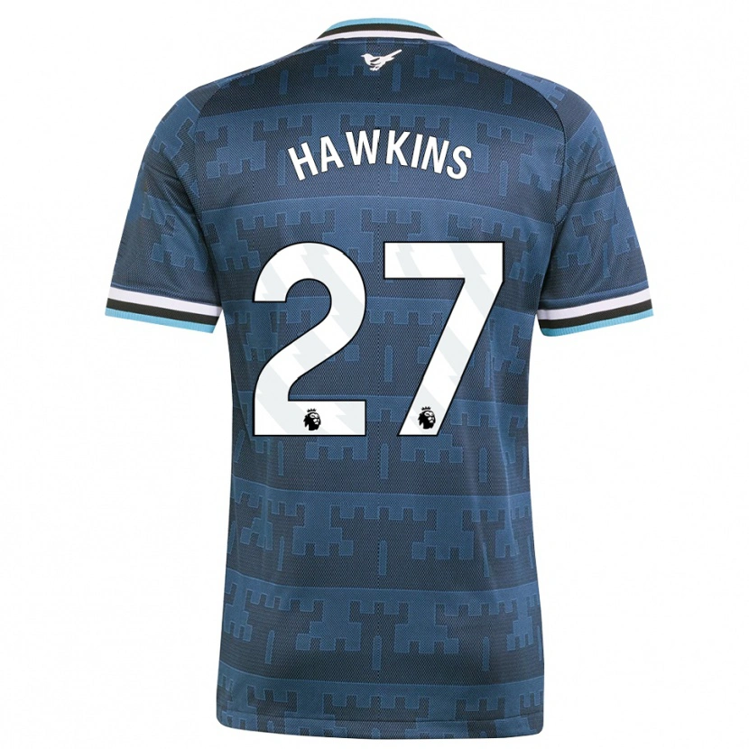 Danxen Dzieci Hannah Hawkins #27 Żółty Czarny Niebieski Wyjazdowa Koszulka 2026/27 Koszulki Klubowe