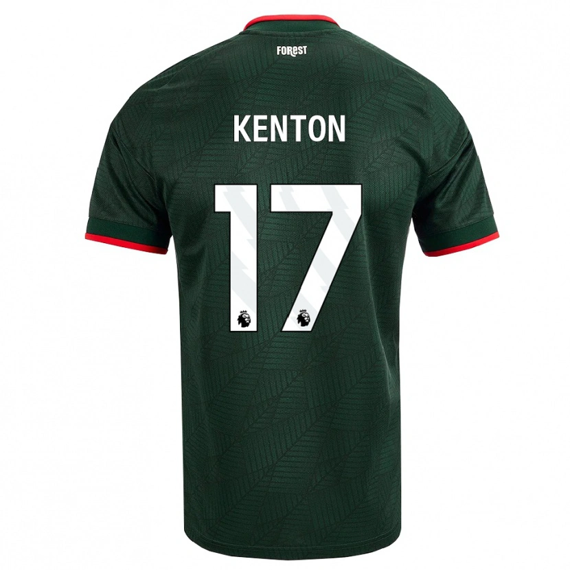 Danxen Dzieci Kamai Kenton #17 Ciemnozielony Czerwony Wyjazdowa Koszulka 2026/27 Koszulki Klubowe