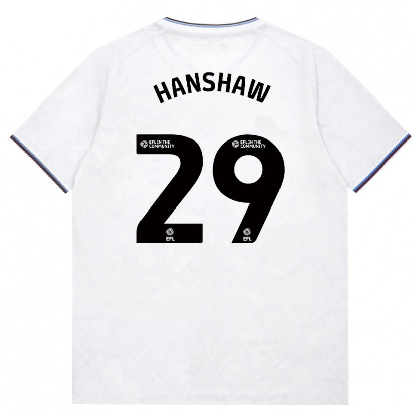Danxen Dzieci Verena Hanshaw #29 Bordowy Biały Wyjazdowa Koszulka 2026/27 Koszulki Klubowe